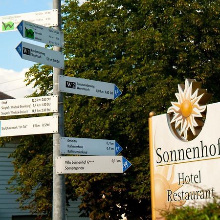 Hotel Restaurant Sonnenhof Weyerbusch Exterior foto